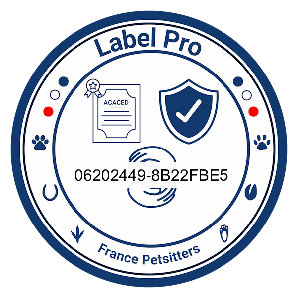 Label pet sitter professionnel